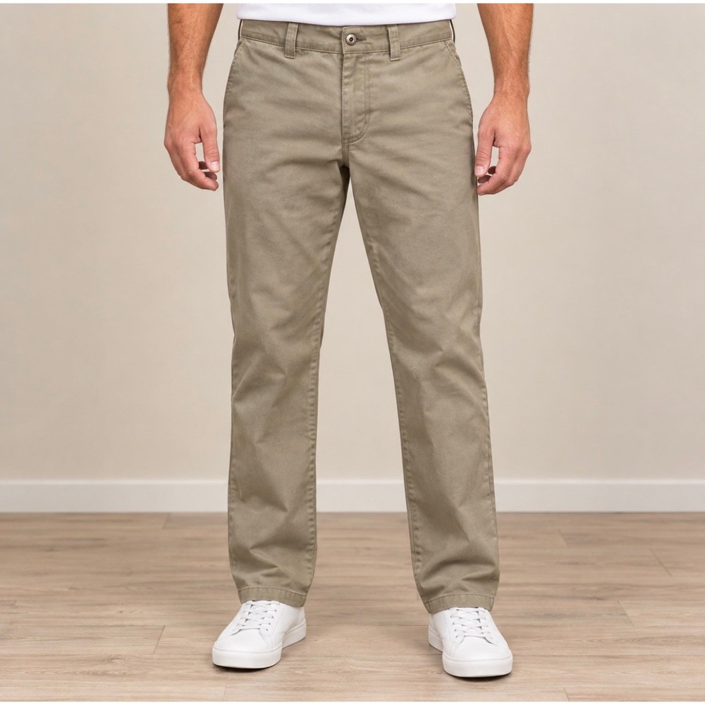 Dickies Skateboarding Slim Fit Chino Pants 32x32 Khaki Tan Good Twill WPSK67DS